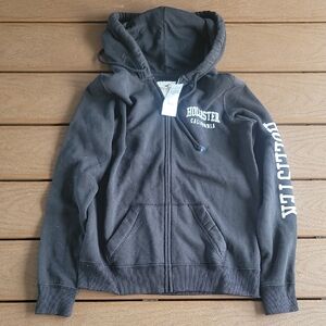 Hollister Black Zip-Up Hoodie
